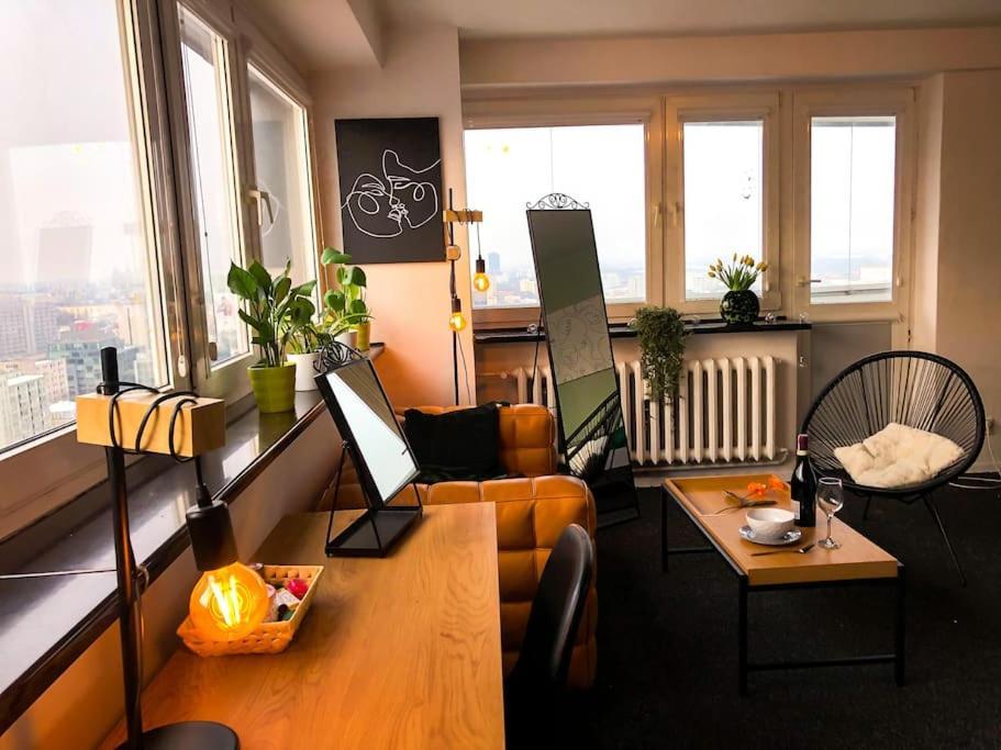 21st Floor Loft! The Best View! Apartament Warszawa